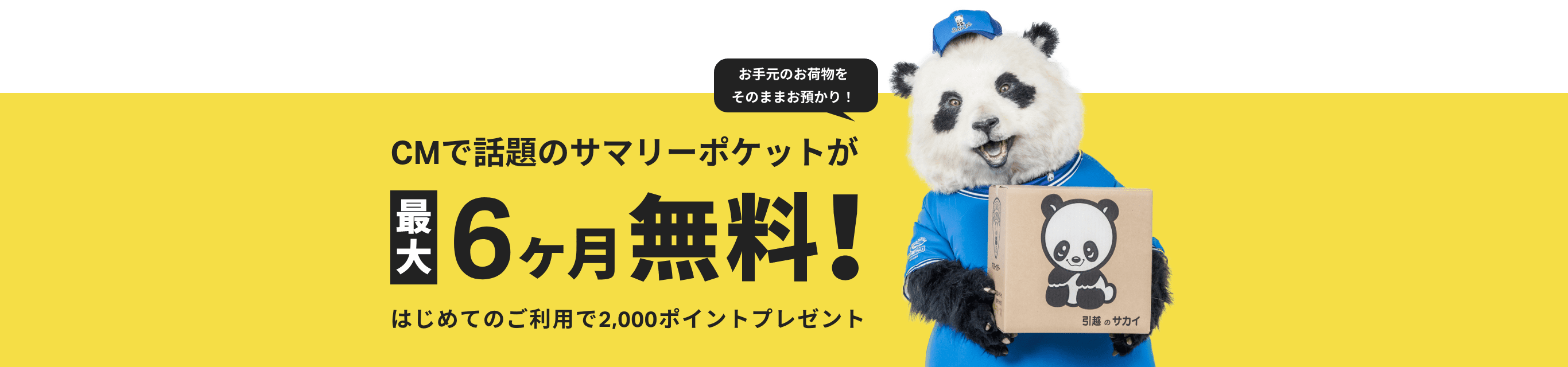 CMで話題のサマリーポケットが最大6ヶ月無料！はじめてのご利用で2,000ポイントプレゼント