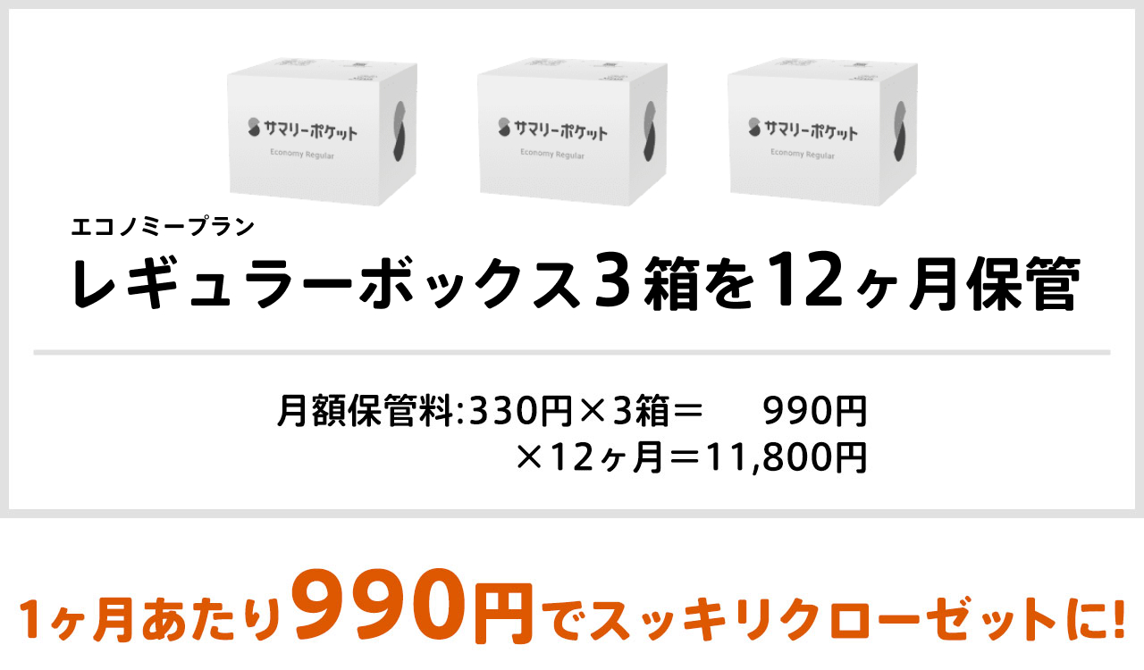990円でスッキリクローゼットに!
