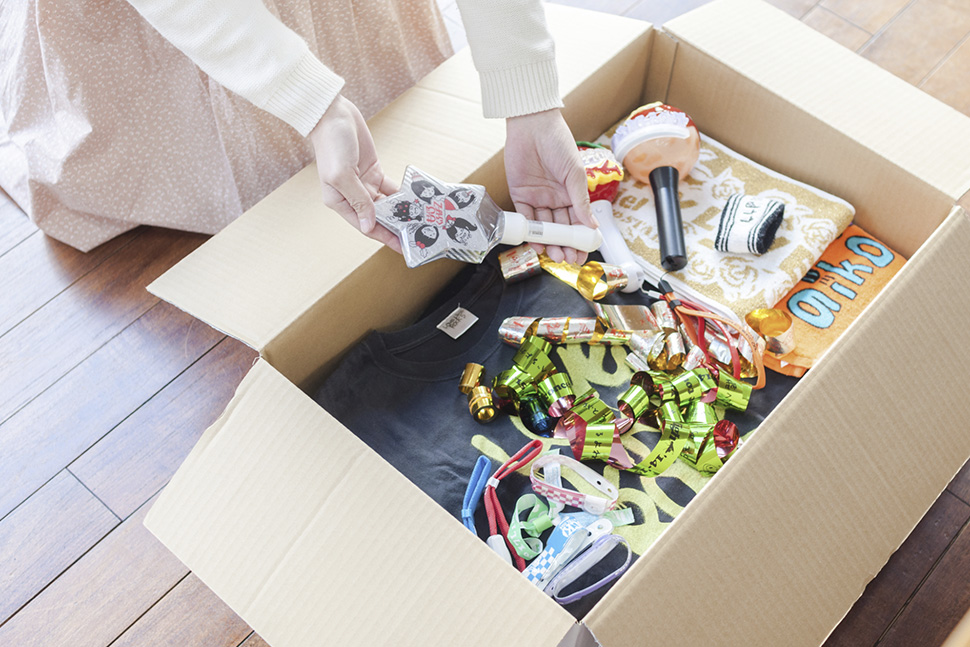 趣味のモノの収納