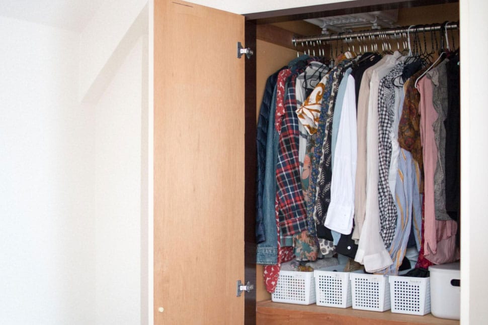 整理したクローゼットは使いやすく、服のダメージリスクも減る
